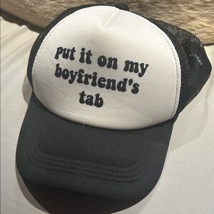 Black and White Trucker Hat